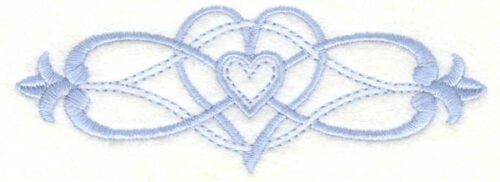 Embroidery Design: Cross border 2<br>4.99w X 1.78h