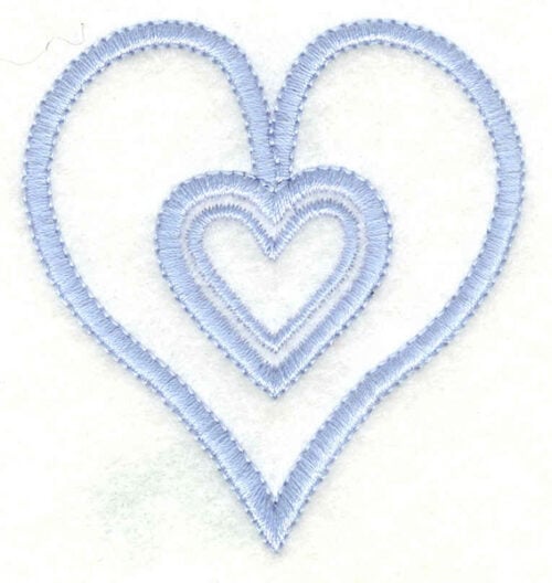 Embroidery Design: Hearts small<br>2.33w X 2.50h