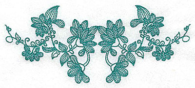 Embroidery Design: Heritage Border 1A<br> 6.92w X 2.94h