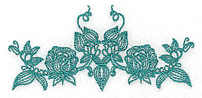 Embroidery Design: Heritage Border 2C<br> 4.09w X 1.91h