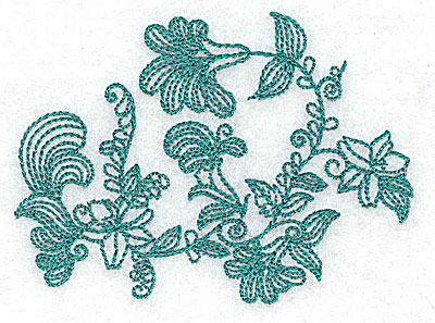 Embroidery Design: Heritage Border 3B<br> 3.47w X 2.56h