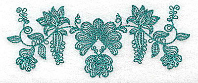 Embroidery Design: Heritage Border 4C<br> 4.98w X 1.96h