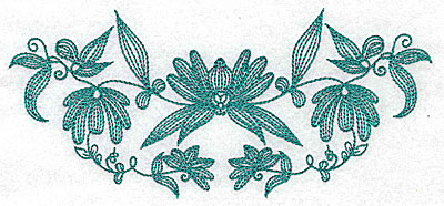 Embroidery Design: Heritage Border 5A<br> 6.91w X 3.13h