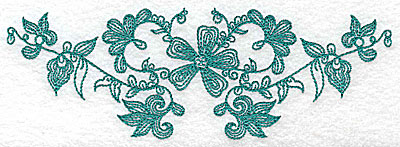 Embroidery Design: Heritage Border 6A<br> 6.85w X 2.37h