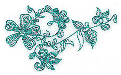 Embroidery Design: Heritage Border 6B<br> 4.01w X 2.37h