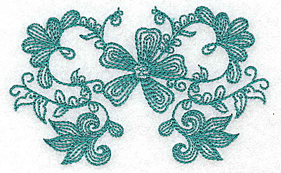 Embroidery Design: Heritage Border 6C<br> 3.85w X 2.37h