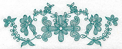 Embroidery Design: Heritage Border 7A<br> 6.92w X 2.72h