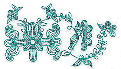 Embroidery Design: Heritage Border 7B<br> 4.65w X 2.72h