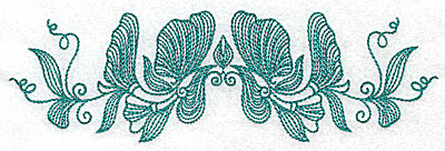 Embroidery Design: Heritage Border 8A<br> 6.95w X 2.12h
