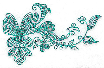 Embroidery Design: Heritage Border 9B<br> 4.17w X 2.80h