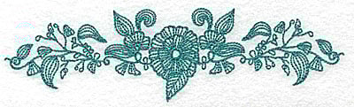Embroidery Design: Heritage Border 12A<br> 6.94w X 1.91h