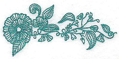 Embroidery Design: Heritage Border 12B<br> 4.00w X 1.91h