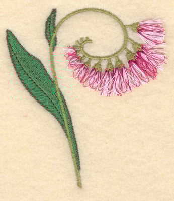 Embroidery Design: Flower A fringe<br>3.12w X 3.62h