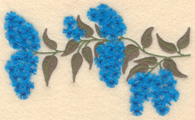 Embroidery Design: Wisteria / Lilac fringe<br>6.99w X 4.08h