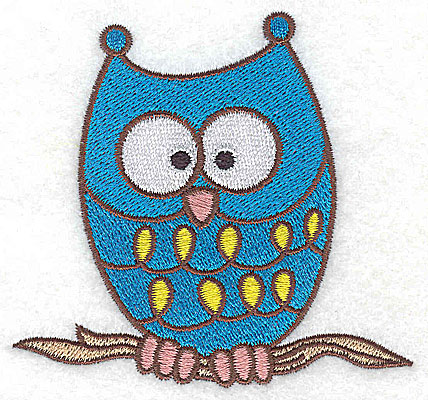 Embroidery Design: Owl<br> 3.46w X 3.29h