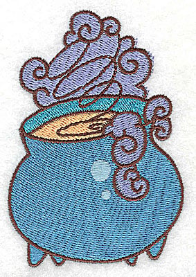Embroidery Design: Witches cauldron<br> 2.44w X 3.56h