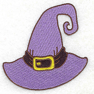 Embroidery Design: Witches hat <br> 3.47w X 3.51h
