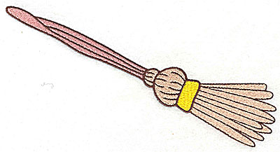 Embroidery Design: Broomstick large<br> 6.91w X 3.60h