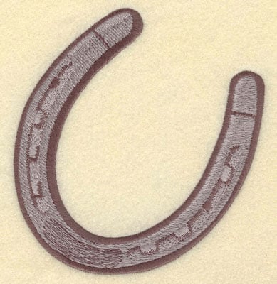 Embroidery Design: Horseshoe II Large<br>4.89w X 5.01h