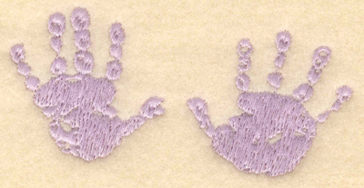 Embroidery Design: Hand prints<br>2.02w X 3.90h
