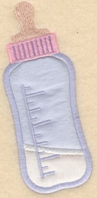 Embroidery Design: Baby bottle<br>2.42"w X 5.01" h | Embroidery Legacy Embroidery Design: Baby bottle<br>2.42"w X 5.01" h