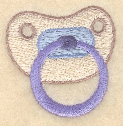 Embroidery Design: Pacifier front view<br>2.03"w X 2.05"h