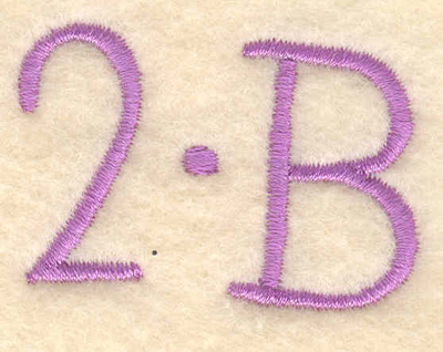 Embroidery Design: To be<br>1.72"w X 1.22"h