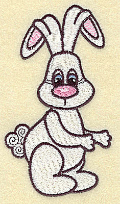 Embroidery Design: Easter bunny large<br> 2.79w X 4.96h