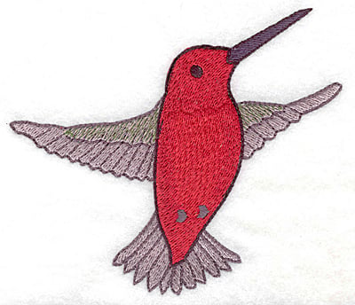 Embroidery Design: Hummingbird 105 large<br> 4.96w X 4.31h