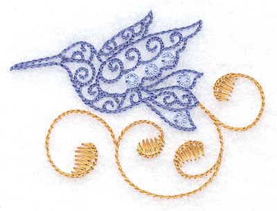Embroidery Design: Hummingbird mini<br> 2.85w X 2.13h