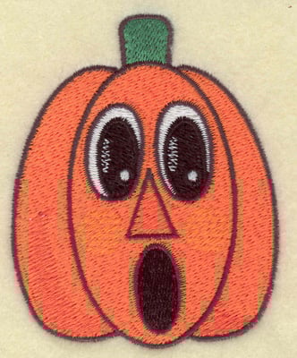 Embroidery Design: Surprised pumpkin<br> 2.84w X 3.55h