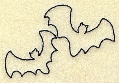 Embroidery Design: Bats<br> 3.52w X 2.21h