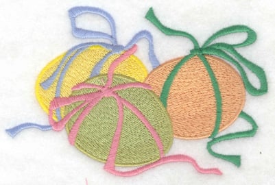 Embroidery Design: Easter eggs large<br> 4.91w X 3.24h