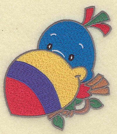 Embroidery Design: Toucan small<br> 3.37w X 3.89h