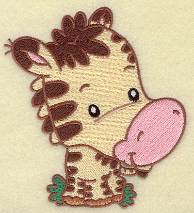 Embroidery Design: Zebra medium<br> 4.53w X 4.99h