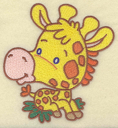 Embroidery Design: Giraffe medium<BR> 4.59W X 4.96H