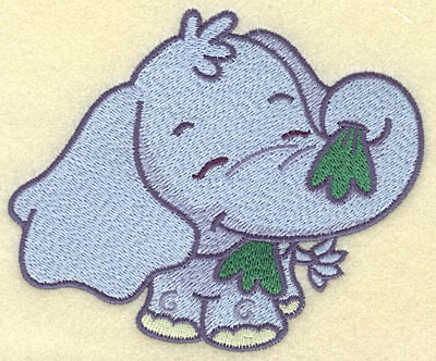Embroidery Design: Elephant medium<br> 4.98w X 4.11h