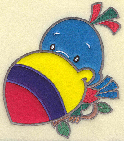Embroidery Design: Toucan large 4 appliques<br> 6.09w X 7.00h