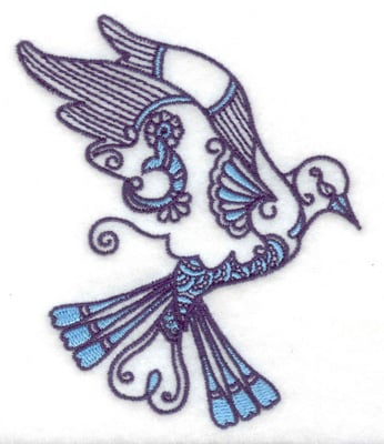Embroidery Design: Bird B<br> 3.24w X 3.89h