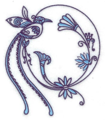 Embroidery Design: Bird C large<br> 4.26w X 4.97h