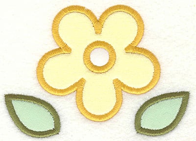 Embroidery Design: Flower<br>2.93 x 4.12