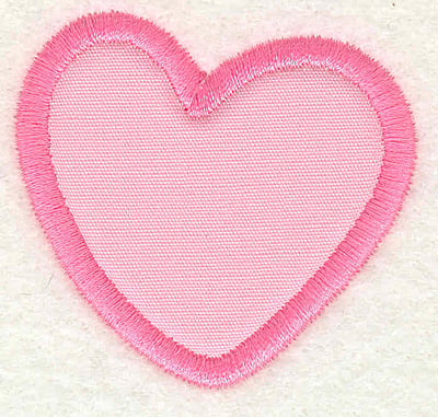 Embroidery Design: Heart<br> 2.12w X 1.93h