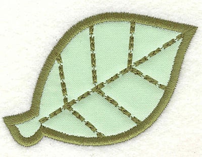Embroidery Design: Leaf<br> 2.18w X 3.12h