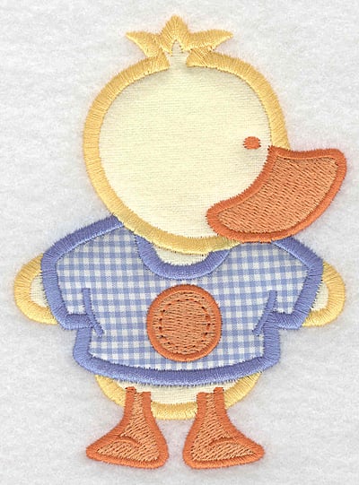 Embroidery Design: Duck double applique large<br>3.63w X 5.00h