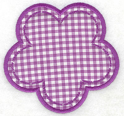Embroidery Design: Flower applique large<br>5.23w X 5.00h