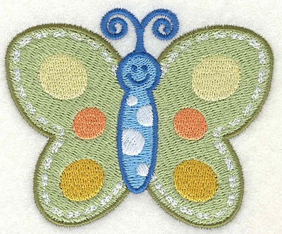 Embroidery Design: Butterfly <br> 3.43" x 2.81"