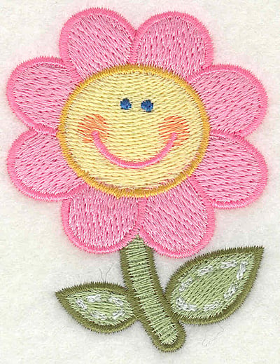 Embroidery Design: Flower <br> 2.25" x 2.93"