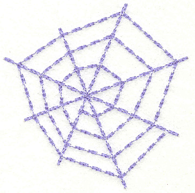 Embroidery Design: Large Spiral Web <br> 3.81" x 3.81"