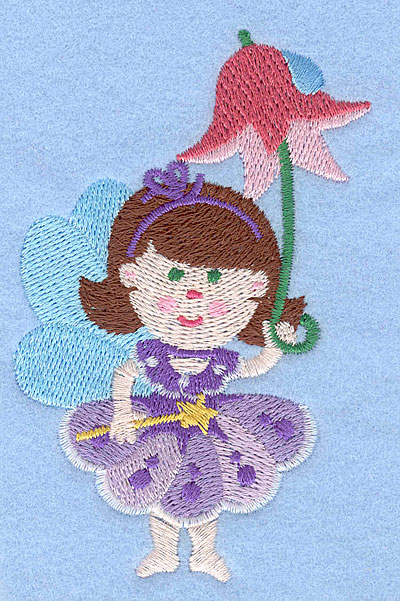 Embroidery Design: Fairy B<br>3.97" x 2.96"
