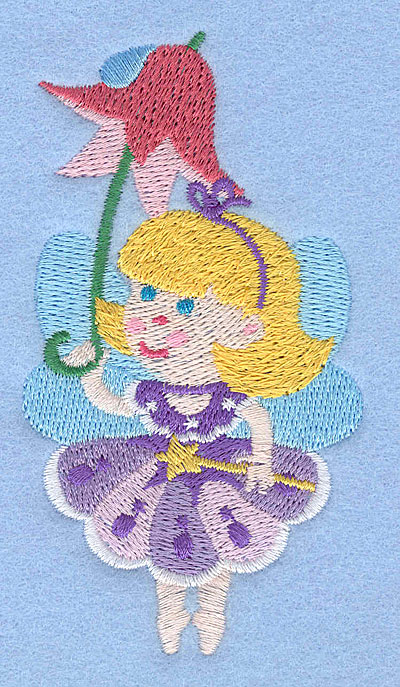 Embroidery Design: Fairy D<br>3.92" x 2.10"